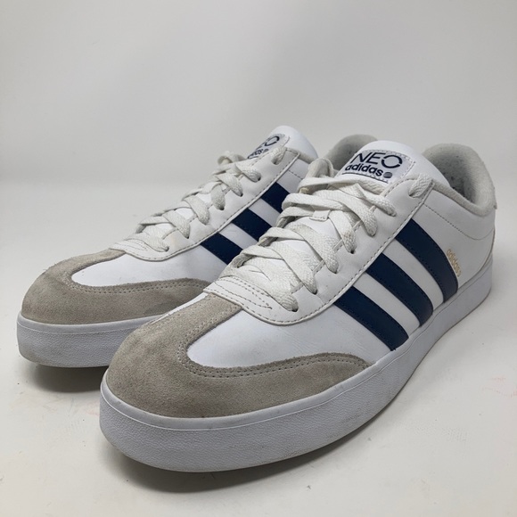 adidas Other - Adidas Neo Men’s White Navy Low Sneakers Size 12